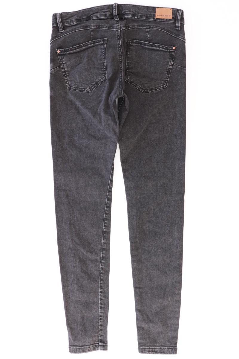 Bershka Skinny Jeans Gr. 38 grau aus Baumwolle