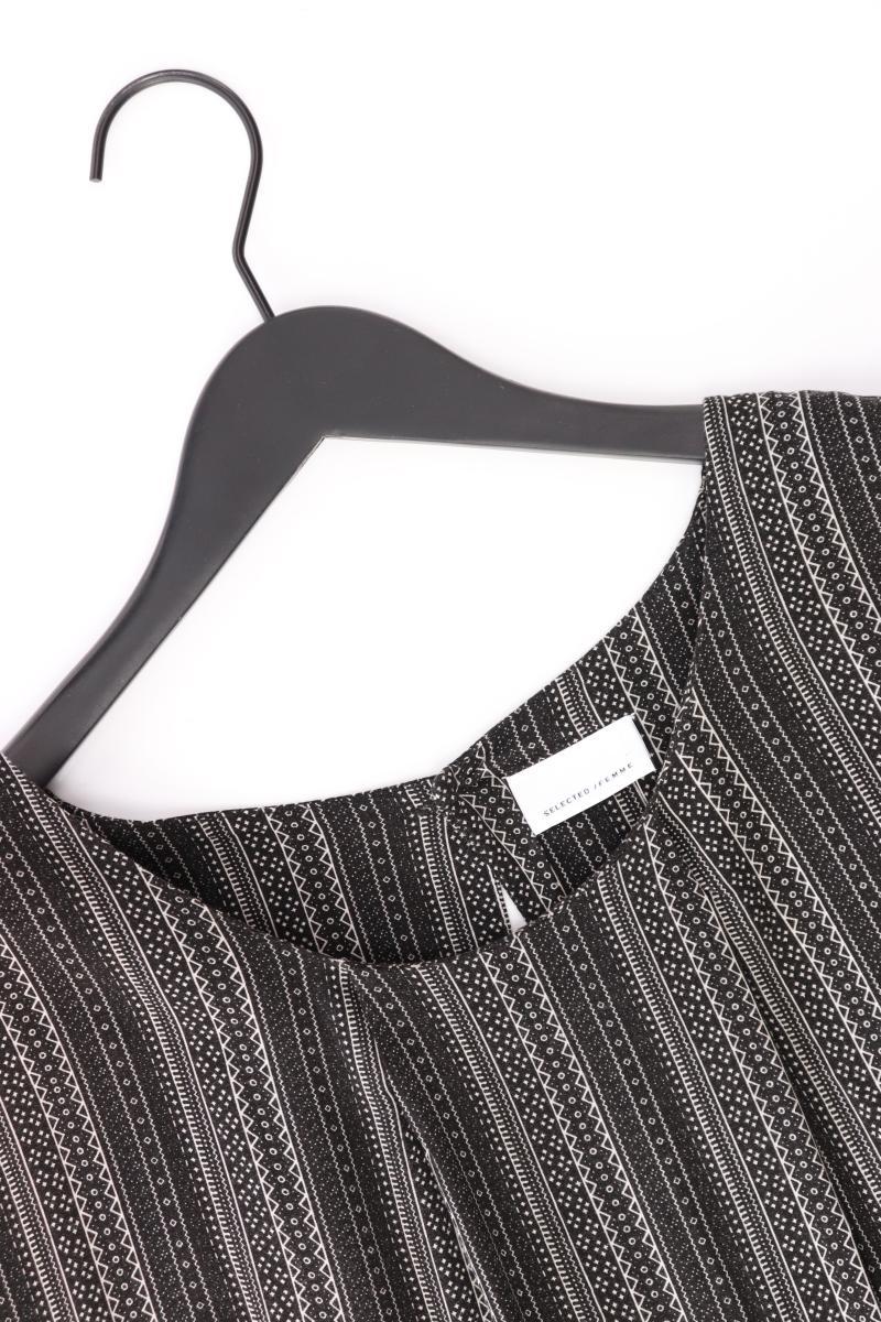 Selected Femme Kurzarmkleid Gr. 40 schwarz aus Viskose