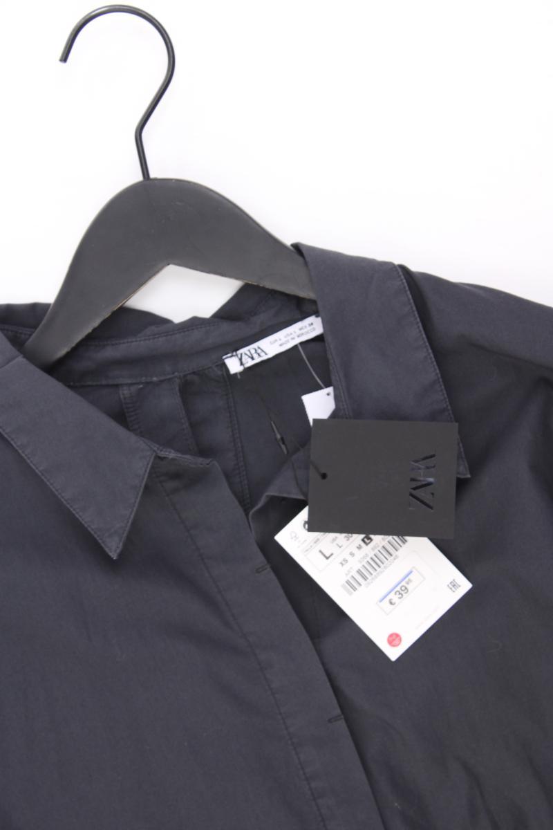Zara Langarmbluse Gr. L neu mit Etikett Neupreis: 39,95€! grau aus Baumwolle