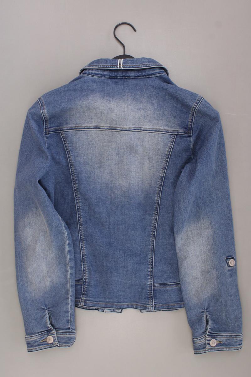 Gina Laura Jeansjacke Gr. 36 blau aus Baumwolle