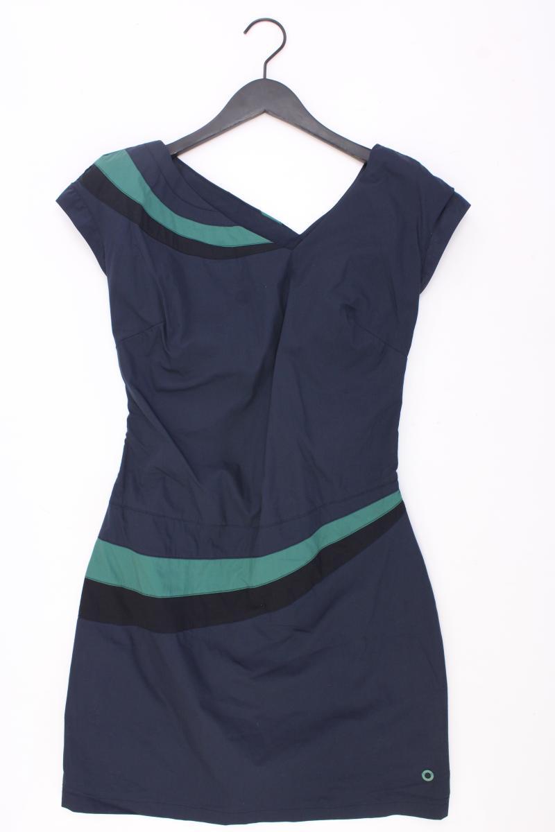 Skunkfunk Etuikleid Gr. XS Kurzarm blau aus Baumwolle