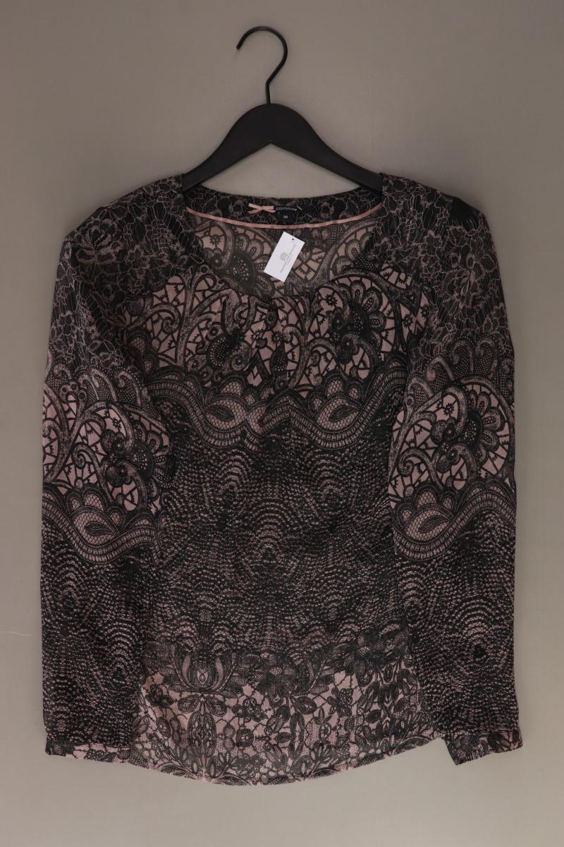 comma, Langarmbluse Gr. 36 grau aus Polyester