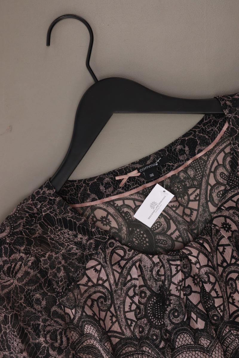comma, Langarmbluse Gr. 36 grau aus Polyester
