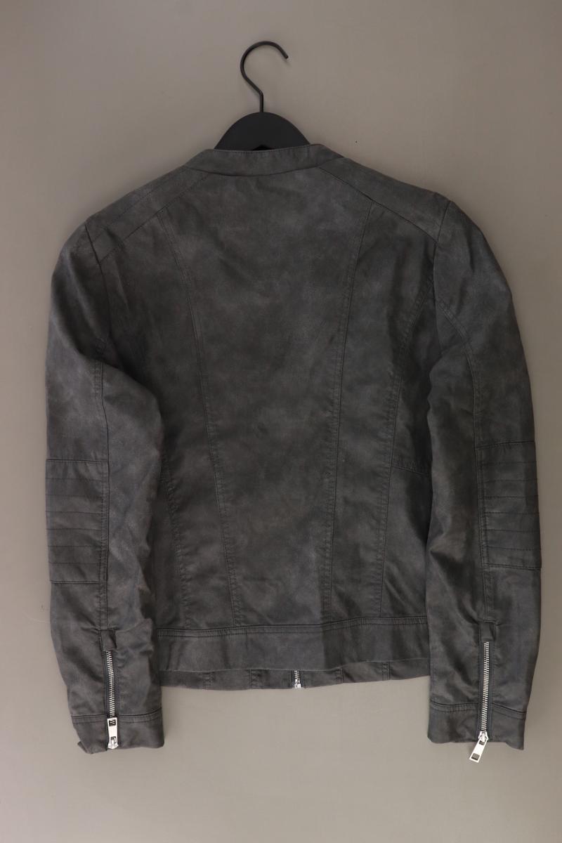 Street One Kunstlederjacke Gr. 40 grau