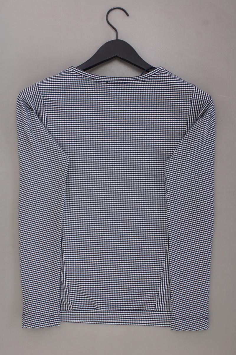 Street One Longsleeve-Shirt Gr. 34 geometrisches Muster Langarm blau aus Viskose