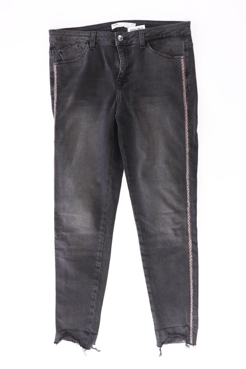 Zara Skinny Jeans Gr. 38 grau aus Baumwolle