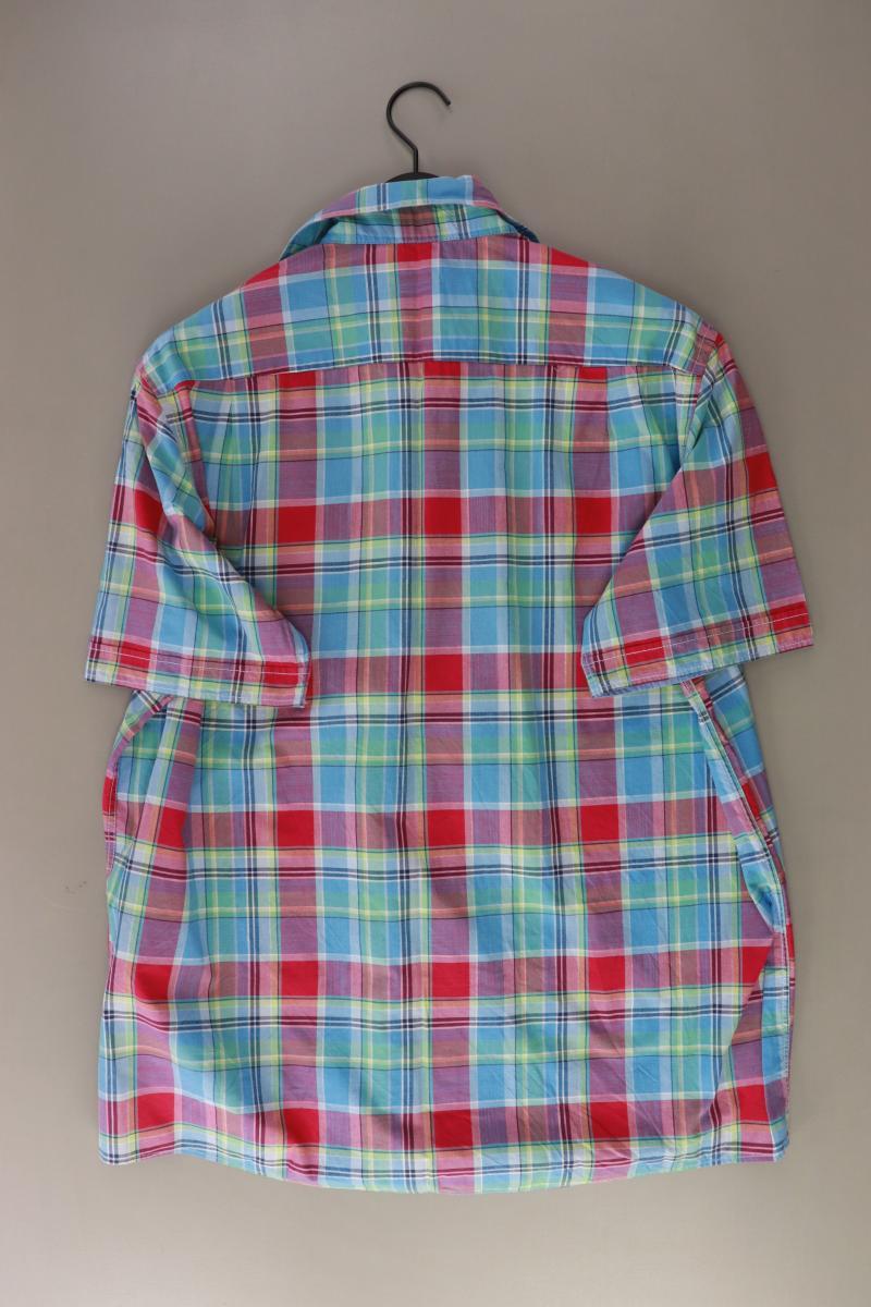 Casa Moda Karohemd für Herren Gr. XL kariert Kurzarm blau aus Baumwolle