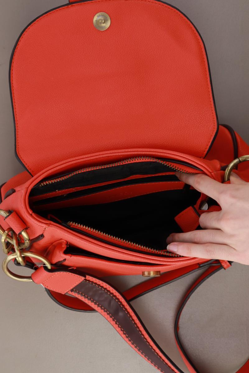 Dalery Schultertasche orange aus Leder