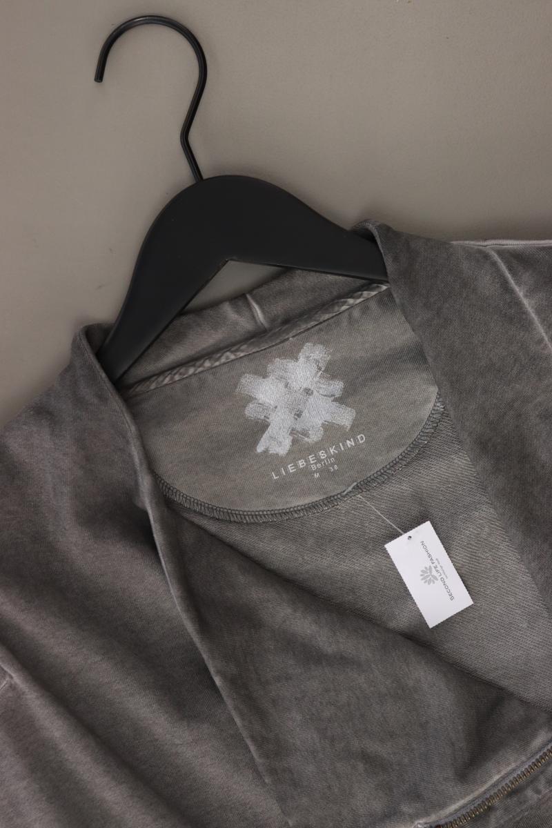 Liebeskind Berlin Übergangsjacke Gr. 38 grau aus Baumwolle