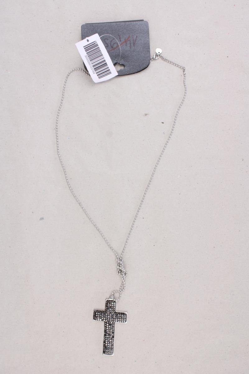 Halskette neu mit Etikett silber