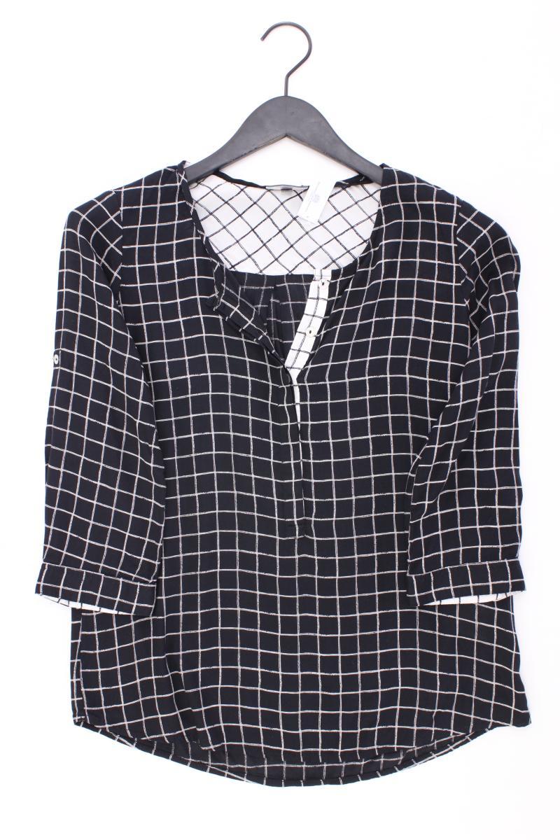 Street One Classic Bluse Gr. 36 3/4 Ärmel schwarz aus Modal