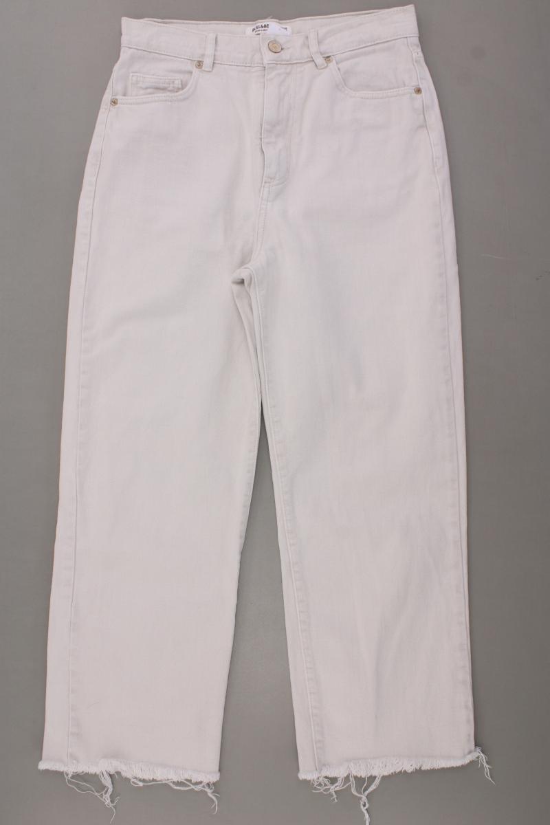 Pull&Bear 7/8 Jeans Gr. 34 creme aus Baumwolle