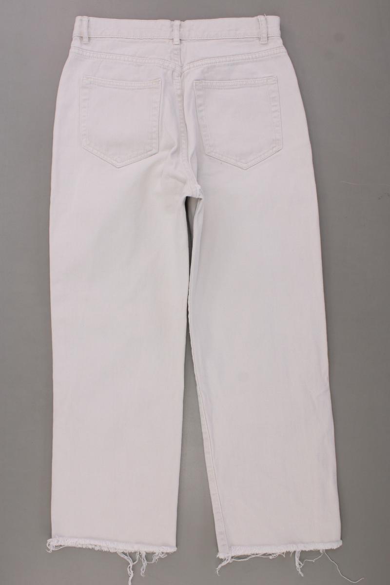 Pull&Bear 7/8 Jeans Gr. 34 creme aus Baumwolle