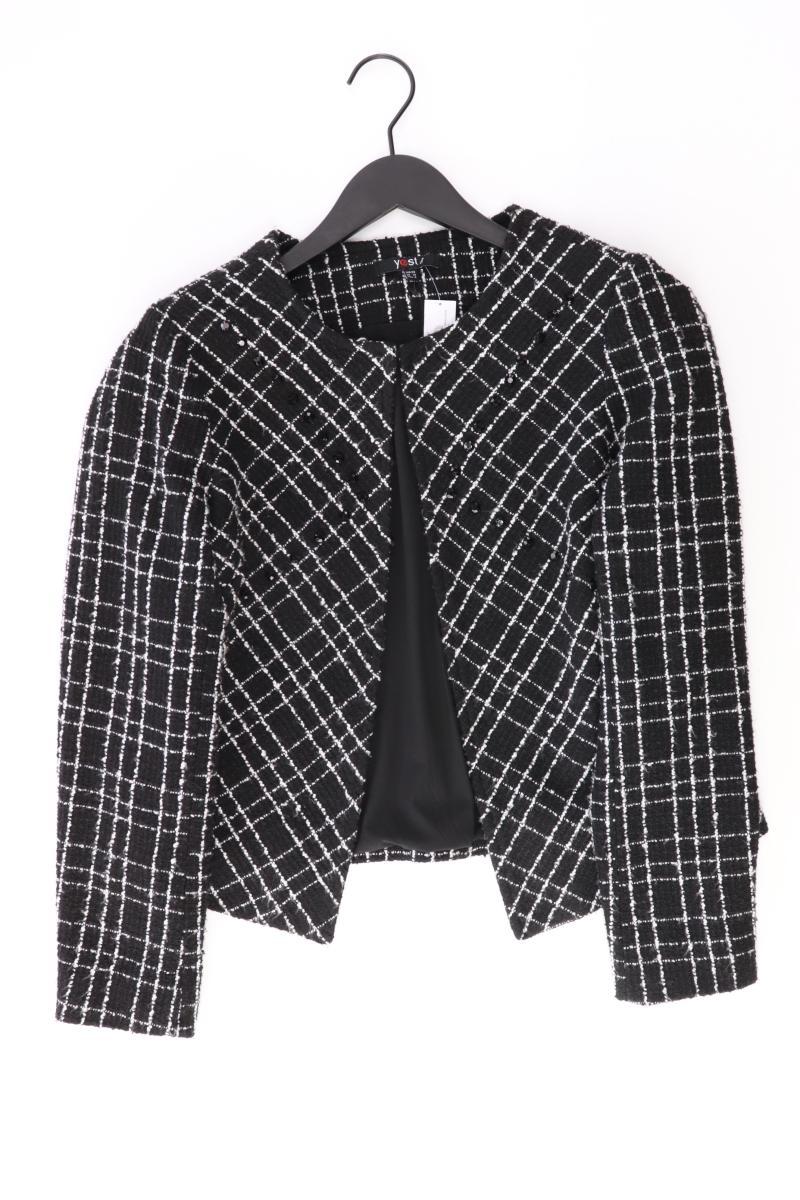 yest Regular Blazer Gr. 38 schwarz aus Polyacryl