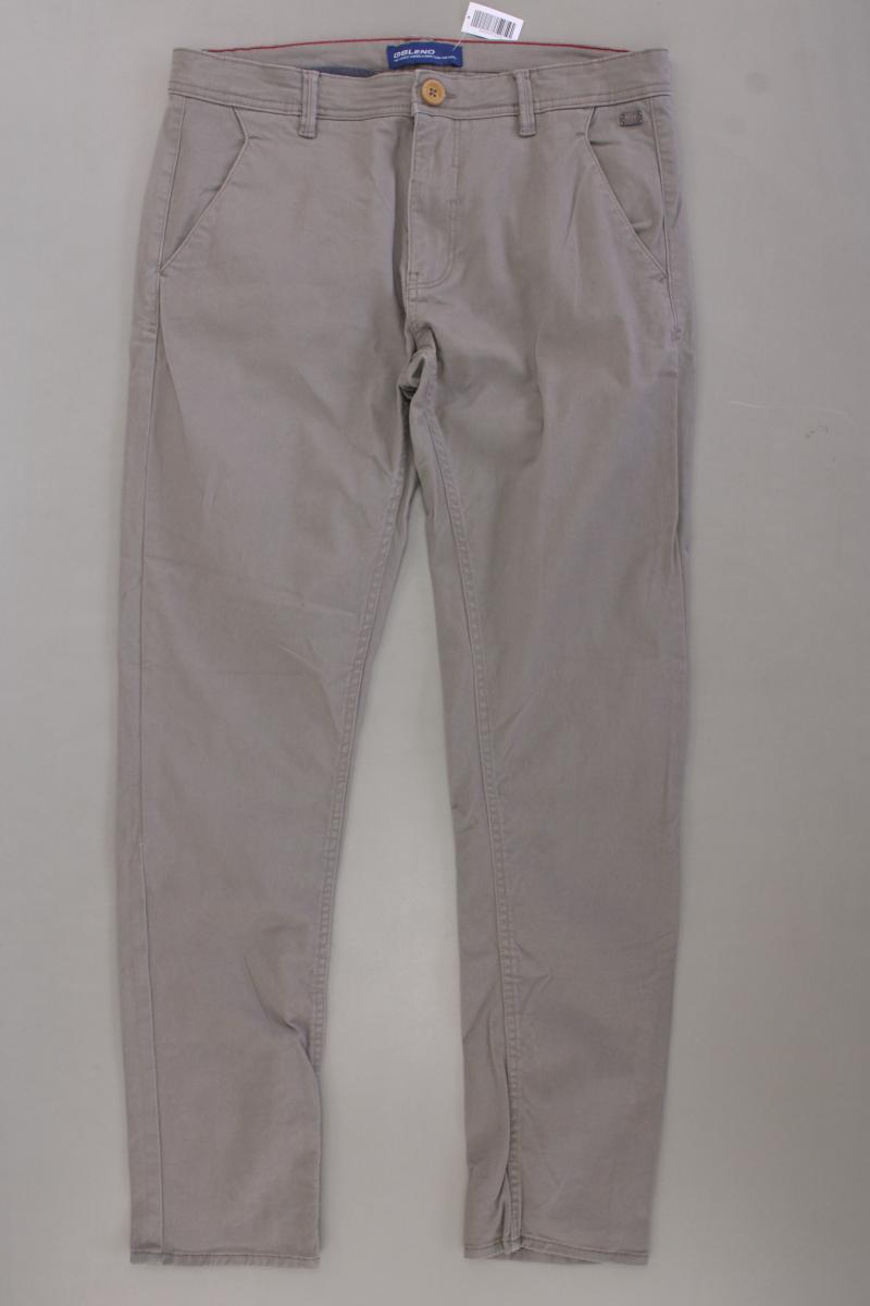 Blend Hose für Herren Gr. W32/L32 grau aus Baumwolle