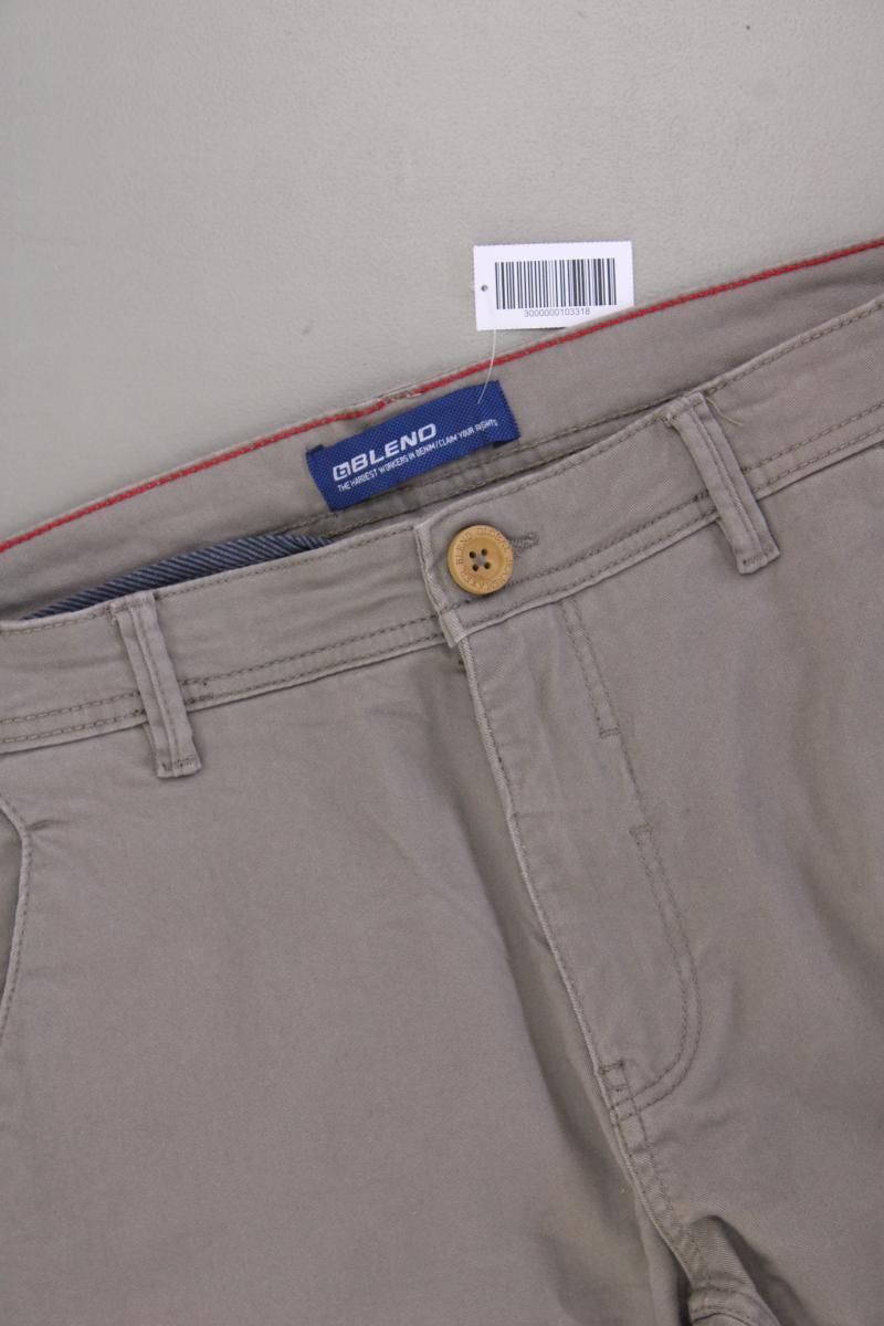 Blend Hose für Herren Gr. W32/L32 grau aus Baumwolle