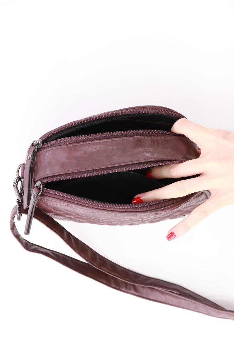 ara Umhängetasche lila aus Kunstleder