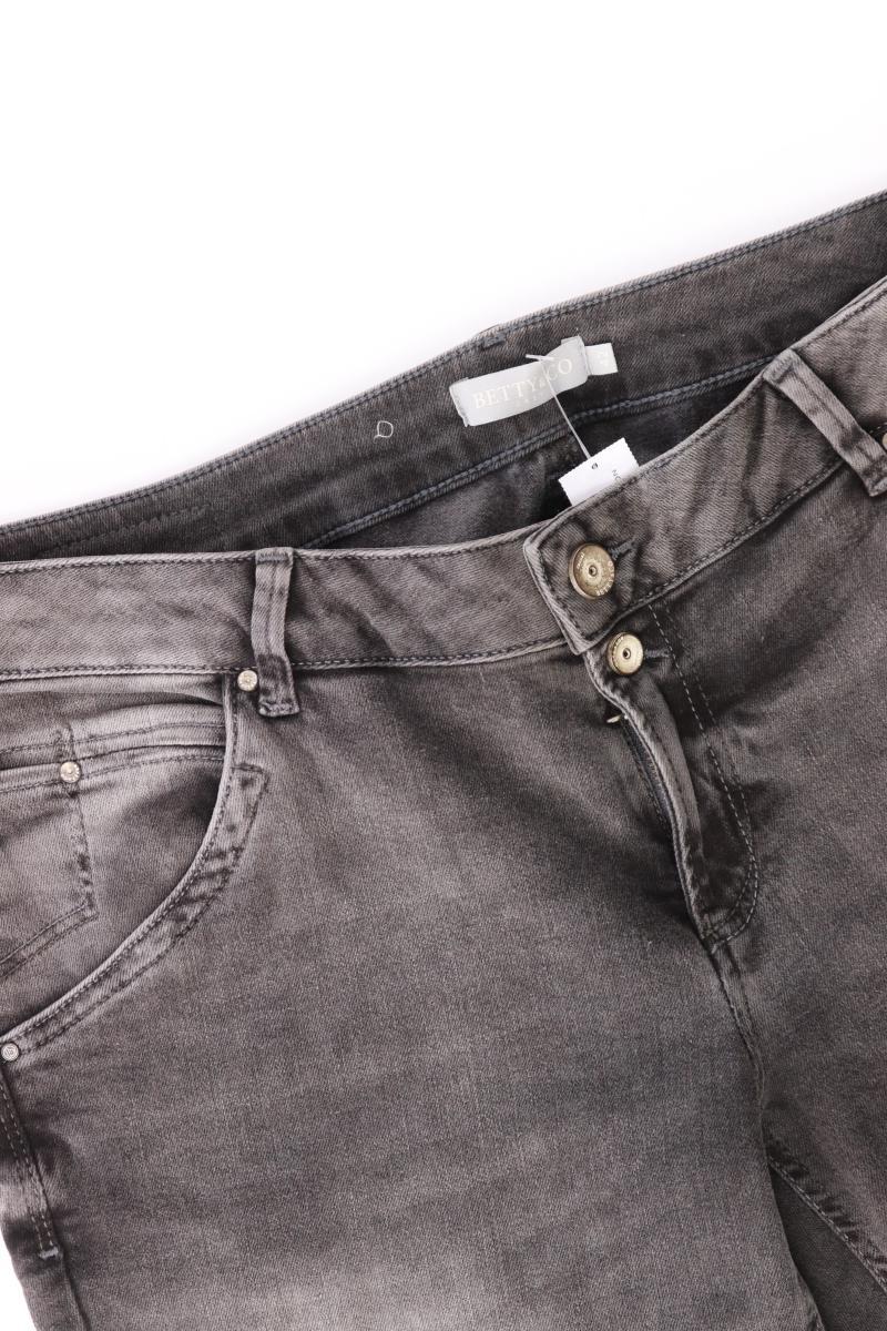 Betty & Co. Straight Jeans Gr. 42 grau aus Baumwolle