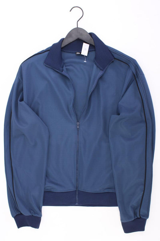 Zara Comfort Jacke für Herren Gr. L neuwertig blau aus Polyester