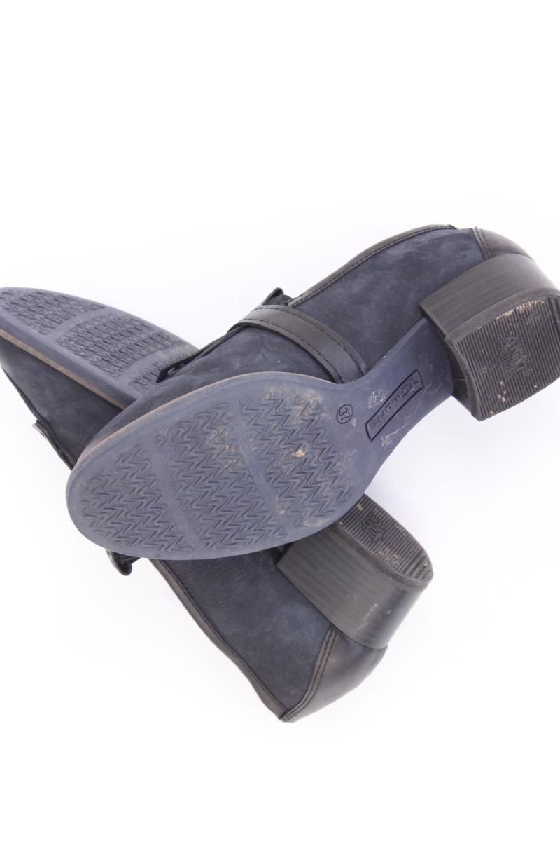 Tamaris Pumps Gr. 37 blau aus Leder