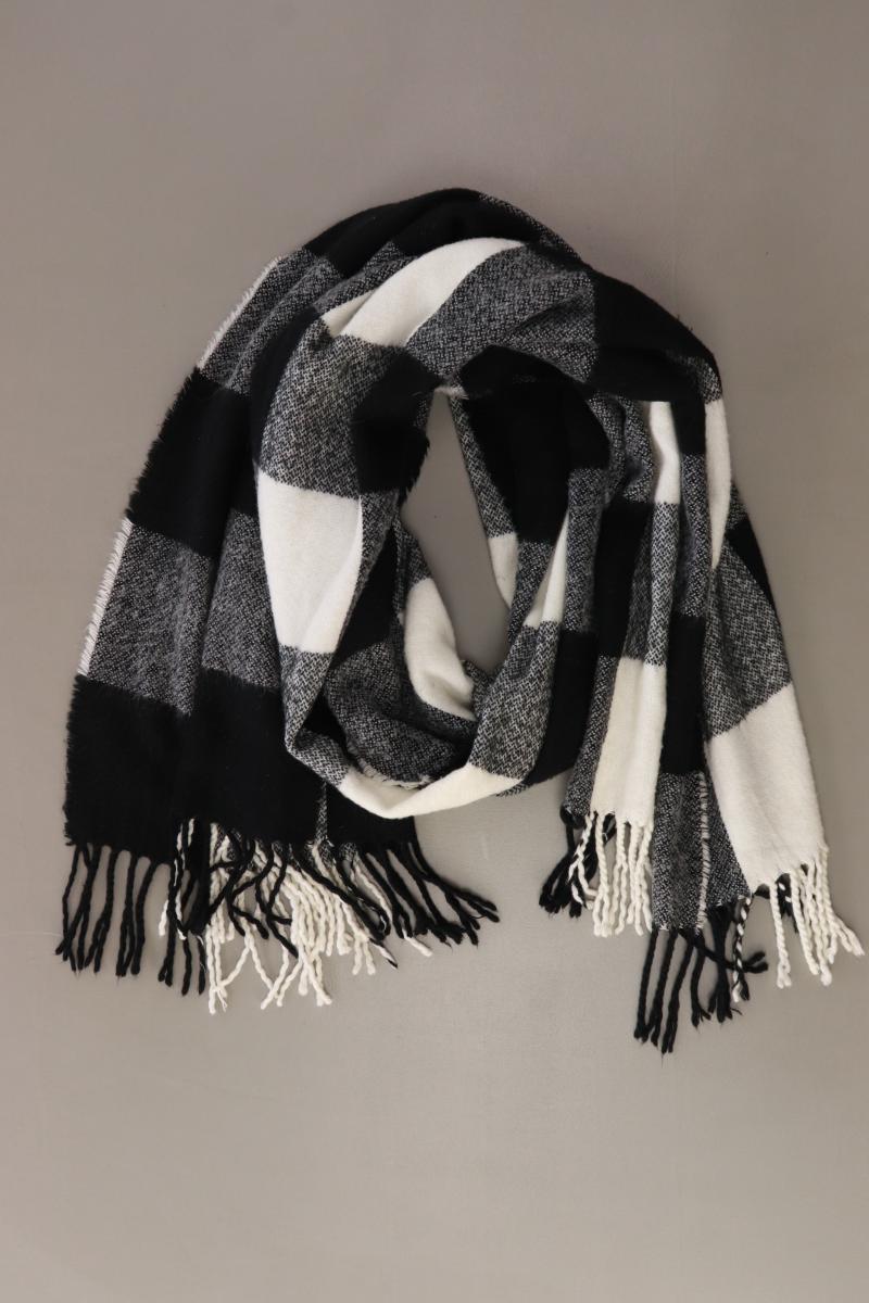 H&M Schal kariert schwarz