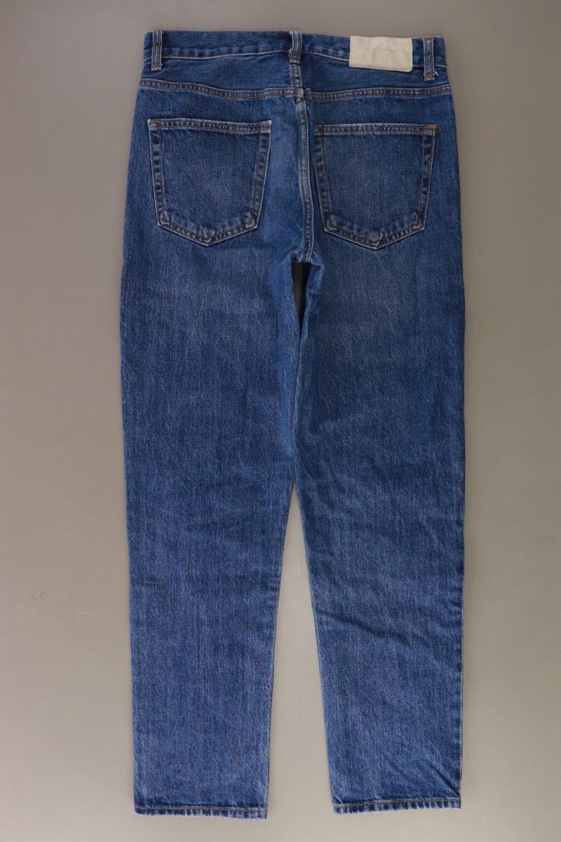 Zara Straight Jeans für Herren Gr. W29 blau aus Baumwolle