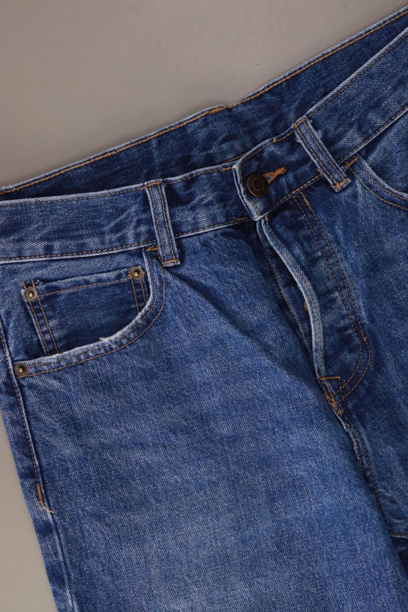 Zara Straight Jeans für Herren Gr. W29 blau aus Baumwolle