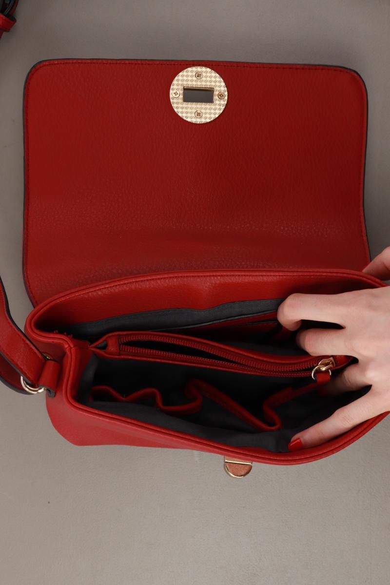 L. Credi Umhängetasche rot aus Kunstleder