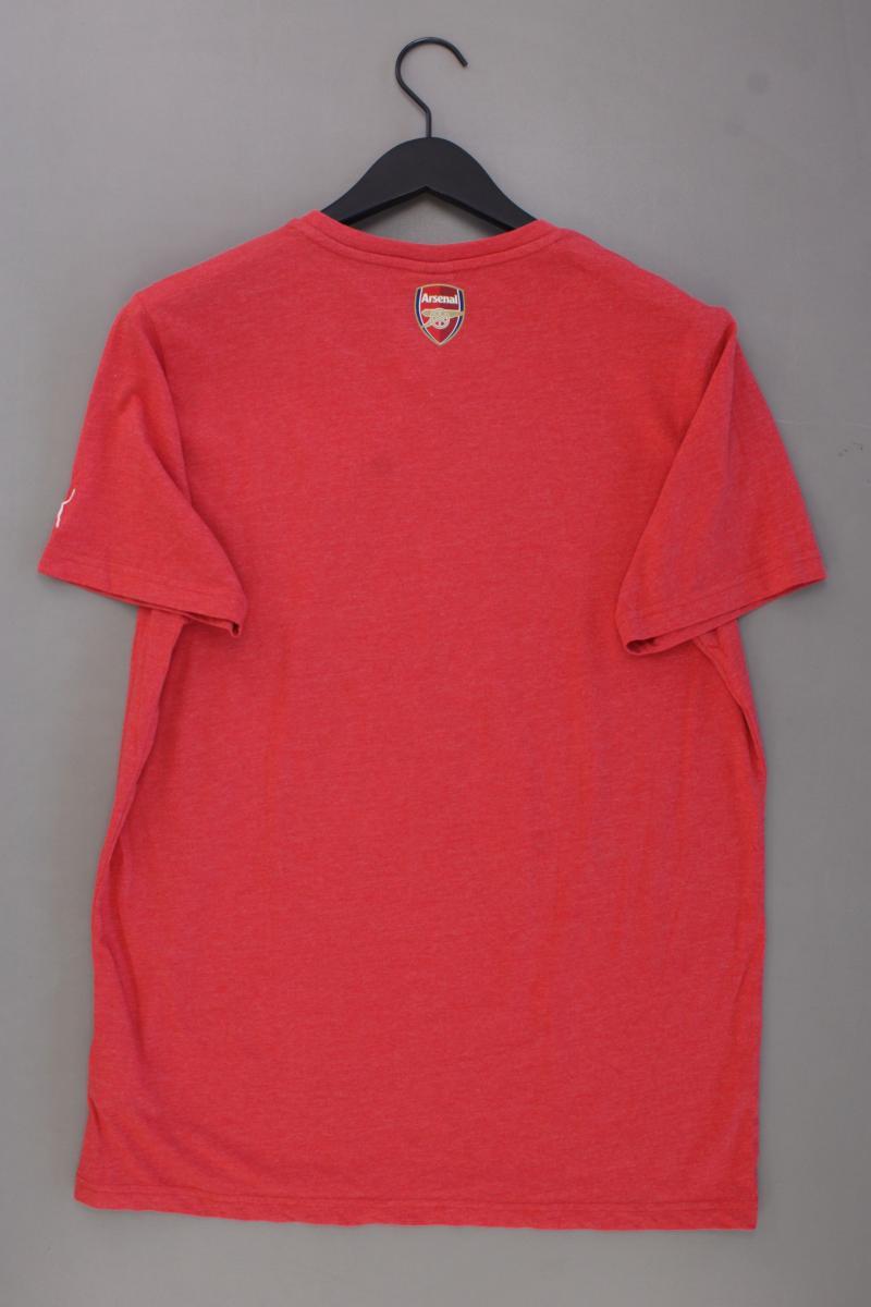 Puma Arsenal T-Shirt für Herren Gr. 52/54 Kurzarm rot aus Baumwolle