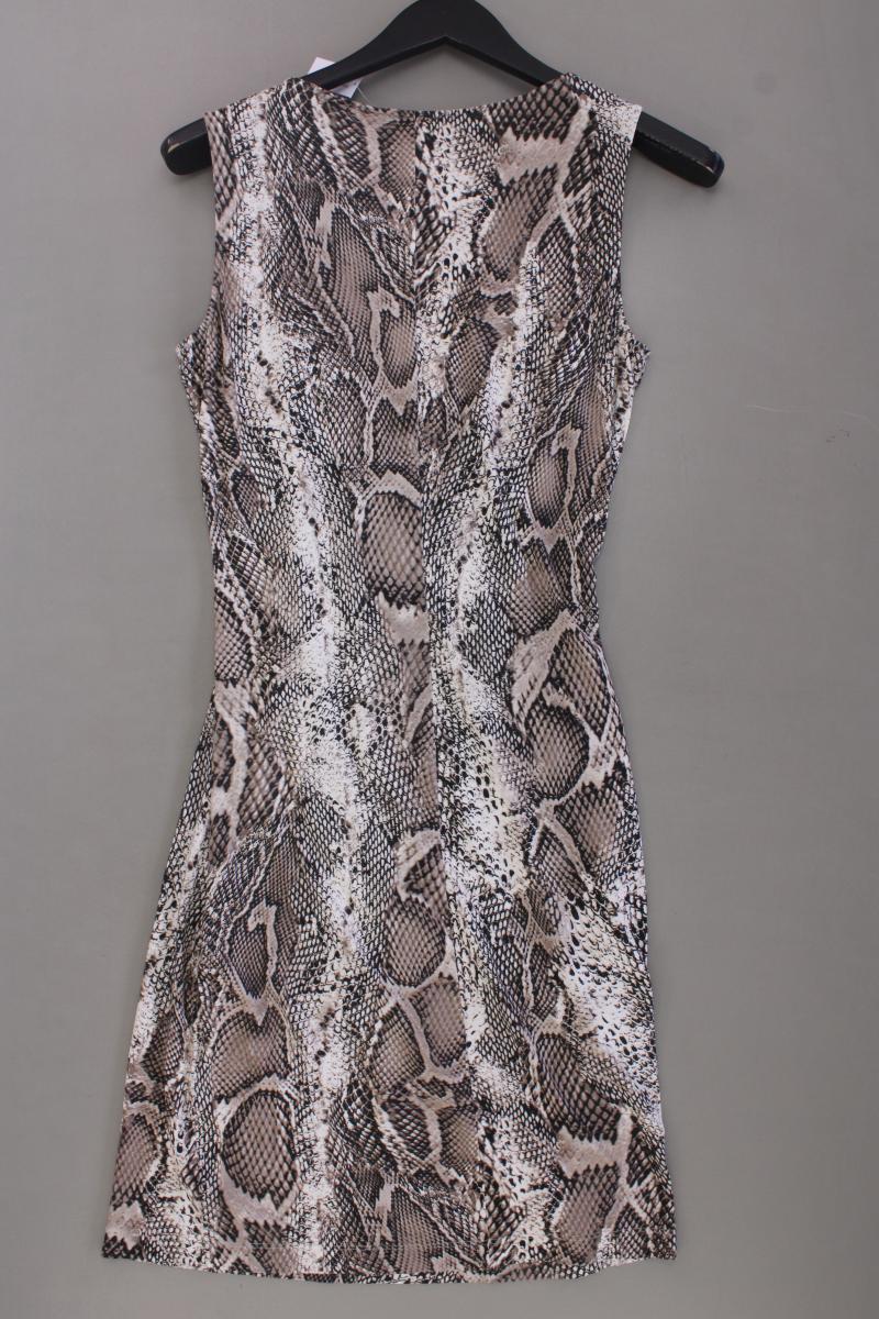 Apriori Jerseykleid Gr. 38 mit Tierdruck Ärmellos braun aus Viskose