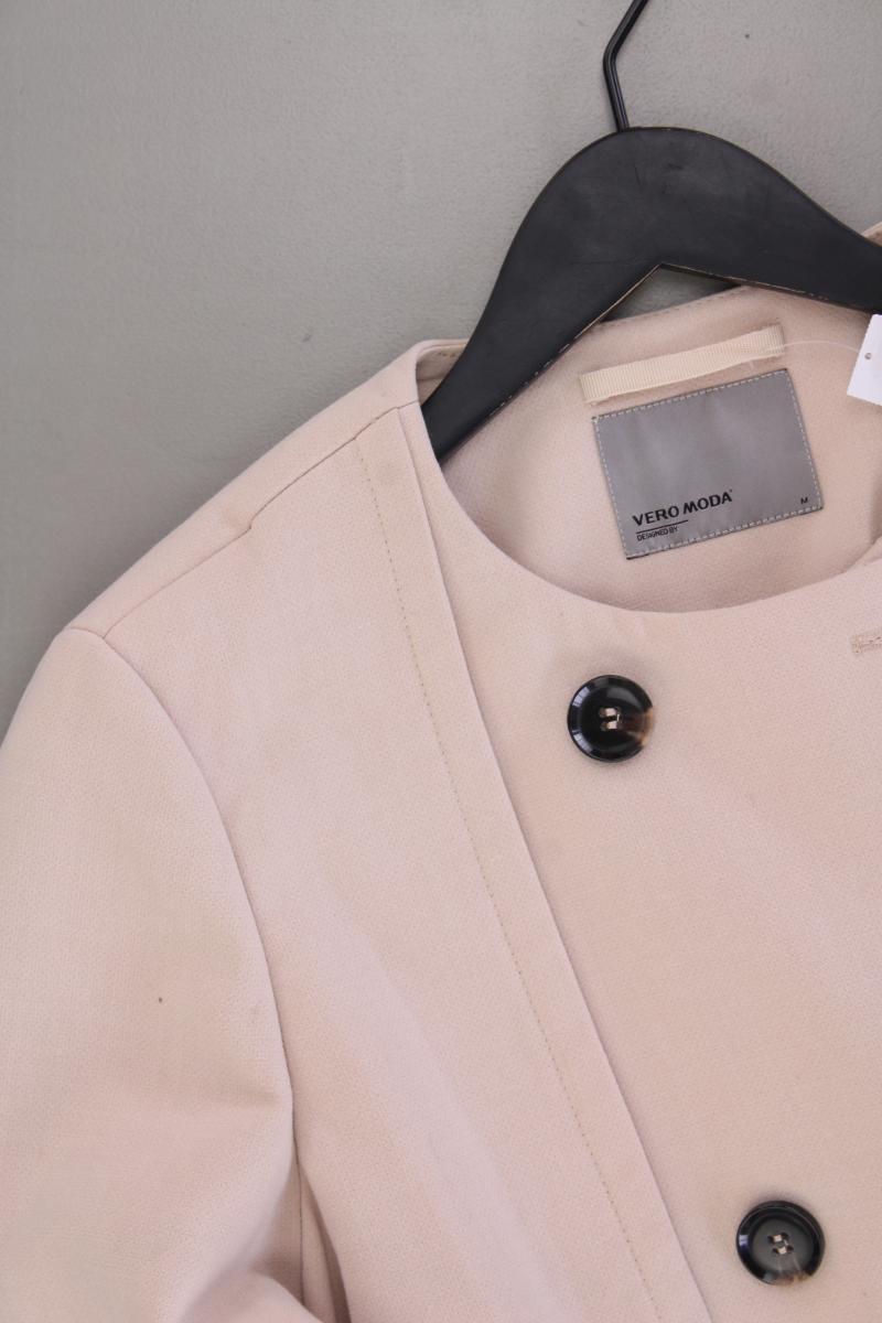 Vero Moda Classic Mantel Gr. M mit Gürtel rosa aus Polyester