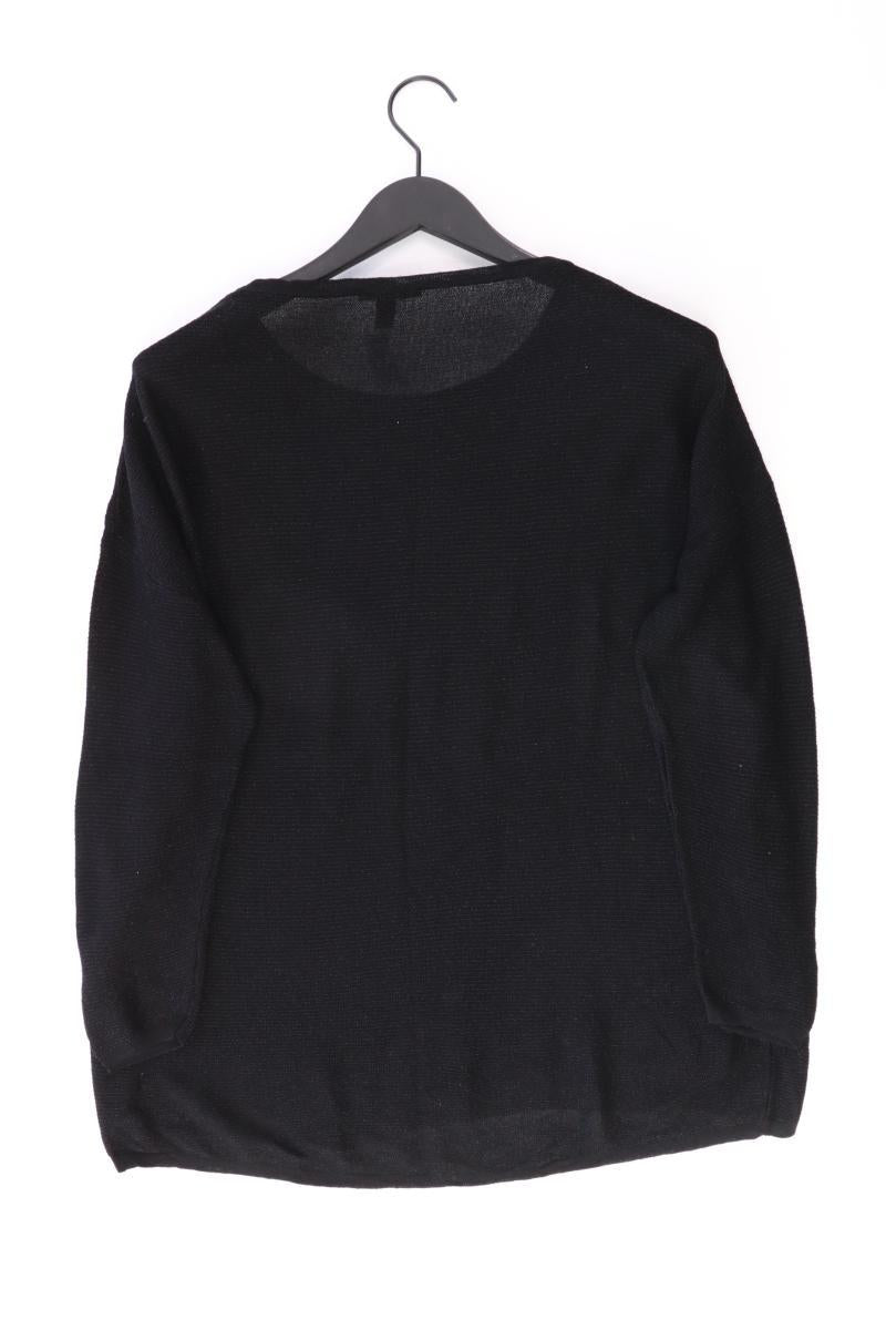 Mango Pullover mit Glitzer Gr. L schwarz aus Polyester