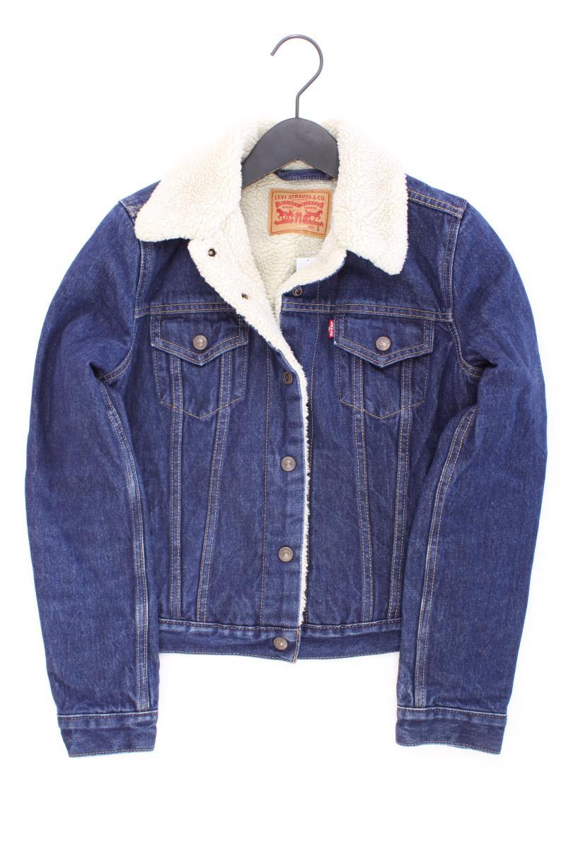 Levi's Gefütterte Jeansjacke Gr. S blau aus Baumwolle