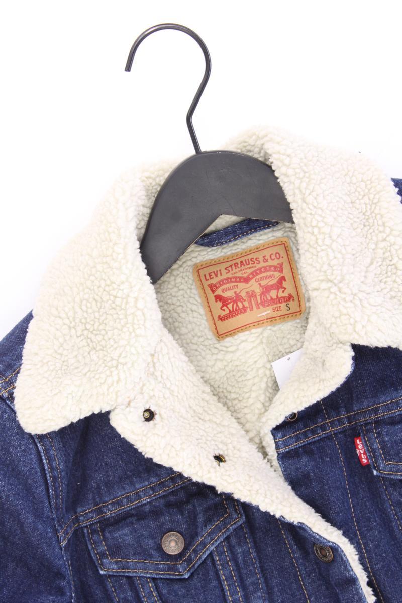 Levi's Gefütterte Jeansjacke Gr. S blau aus Baumwolle