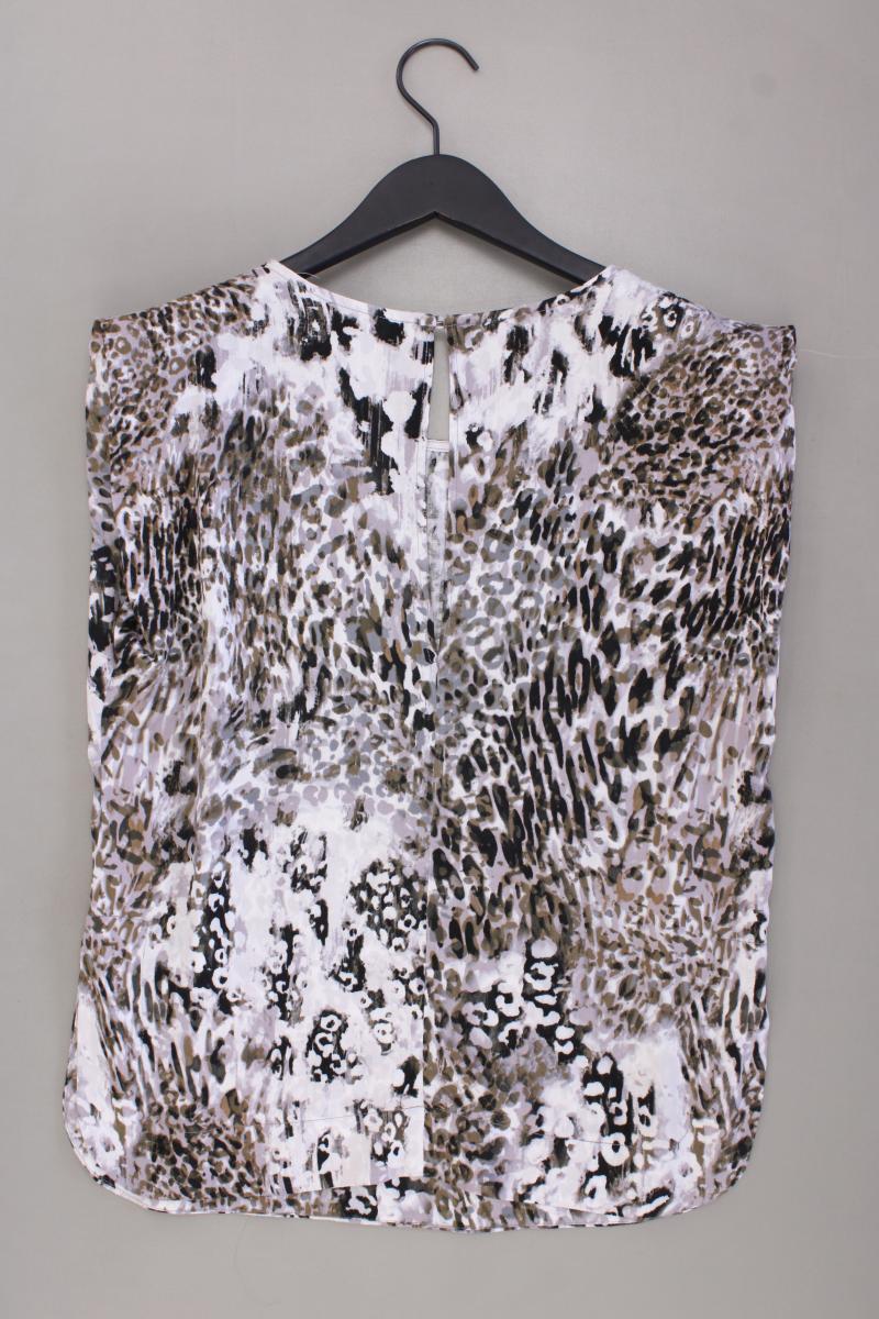 Luxzuz Kurzarmbluse Gr. 38 mit Tierdruck grau