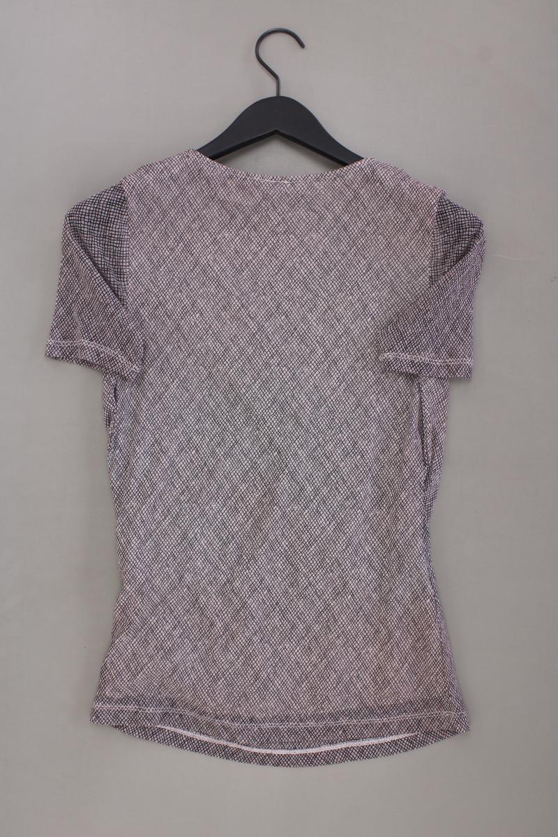 s.Oliver Premium Shirt mit V-Ausschnitt Gr. 38 Kurzarm rosa aus Polyamid