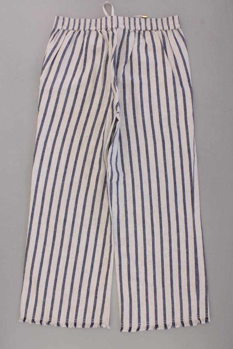 Stefanel Stoffhose Gr. S gestreift neuwertig creme