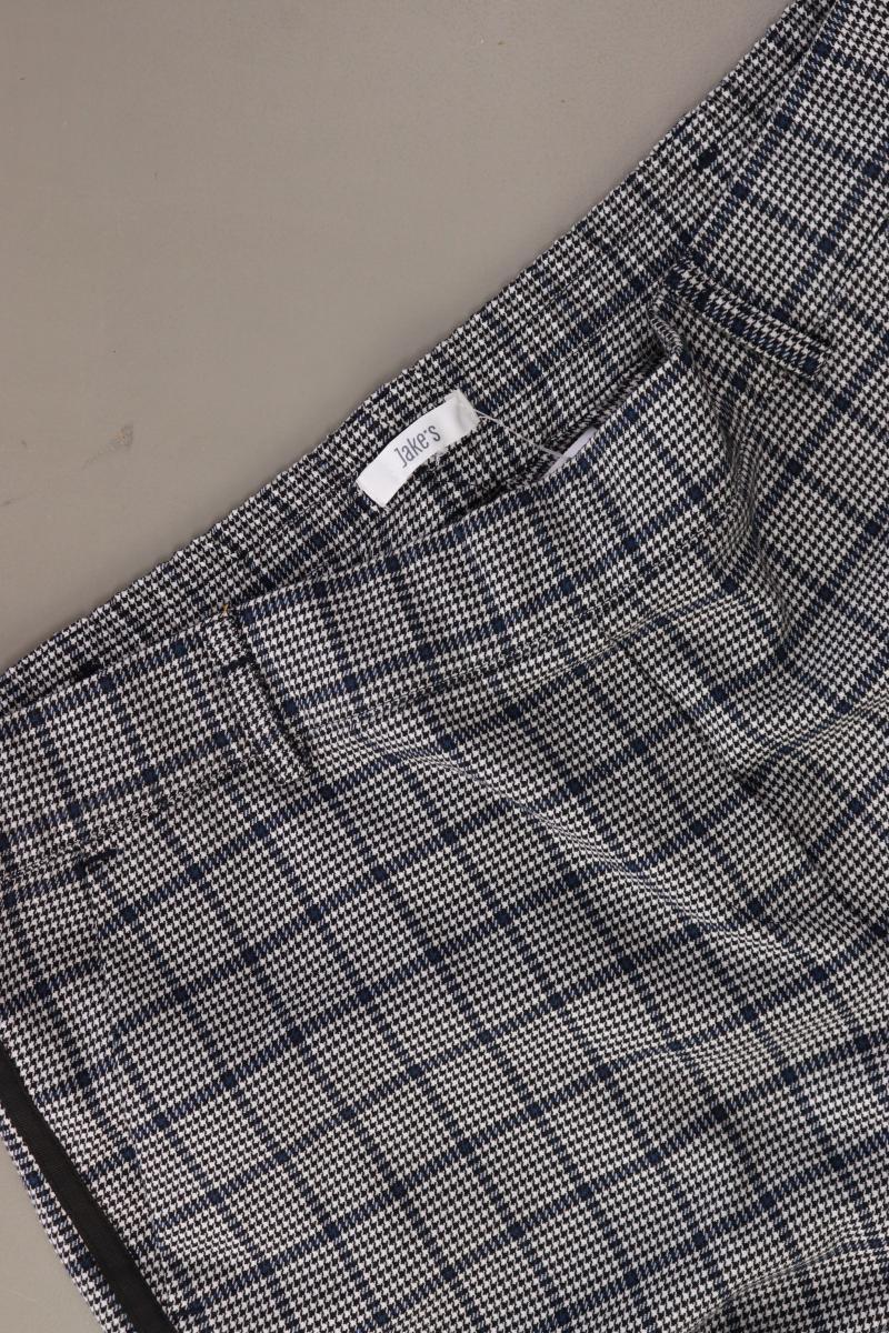Jake*s Stoffhose Gr. 40 hahnentritt schwarz aus Polyester