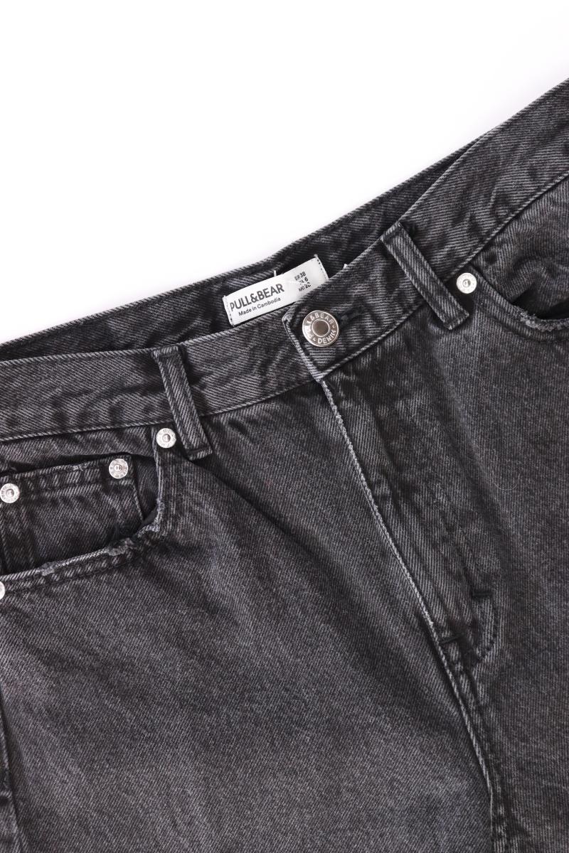 Pull&Bear Mom Jeans Gr. 38 grau aus Baumwolle