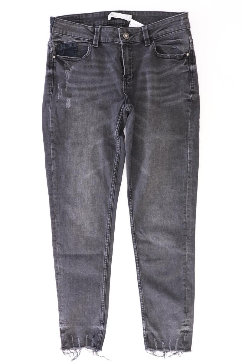 Zara Skinny Jeans Gr. 38 grau aus Baumwolle