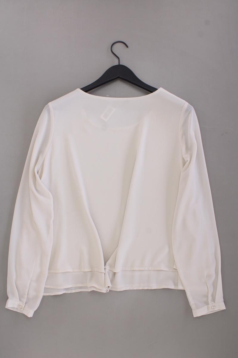 Gaudi Chiffonbluse Gr. 46 Langarm creme