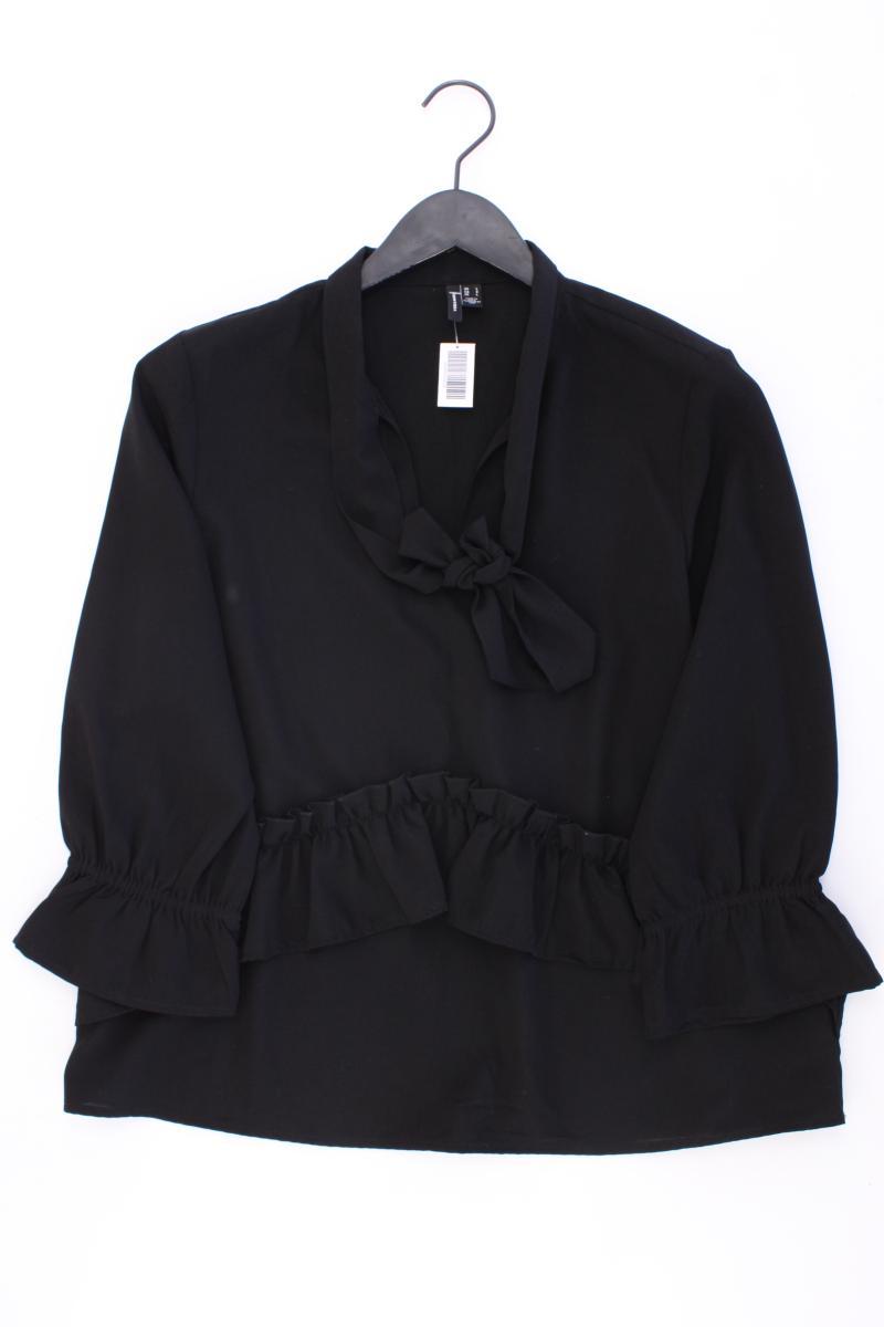 Vero Moda Schluppenbluse Gr. L 3/4 Ärmel schwarz