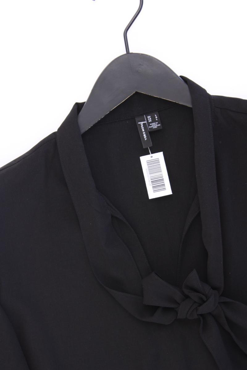 Vero Moda Schluppenbluse Gr. L 3/4 Ärmel schwarz