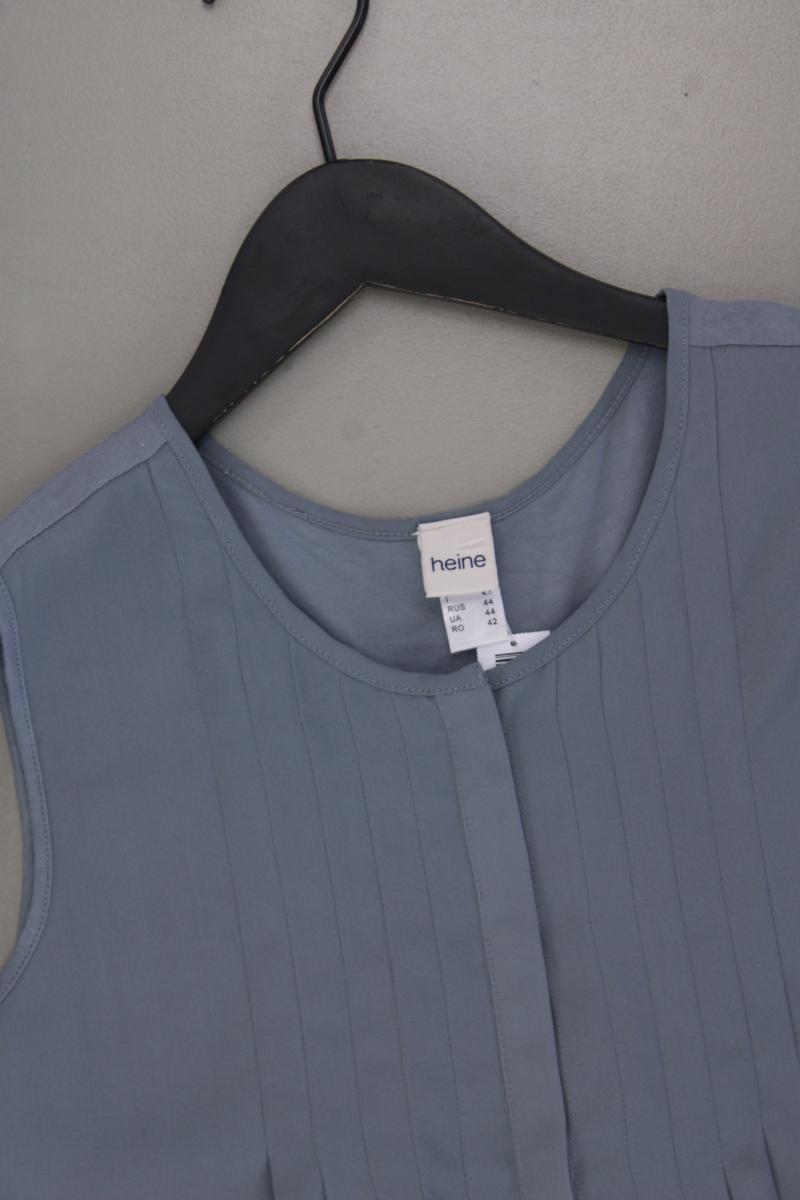 Heine Ärmellose Bluse Gr. 36 grau aus Viskose