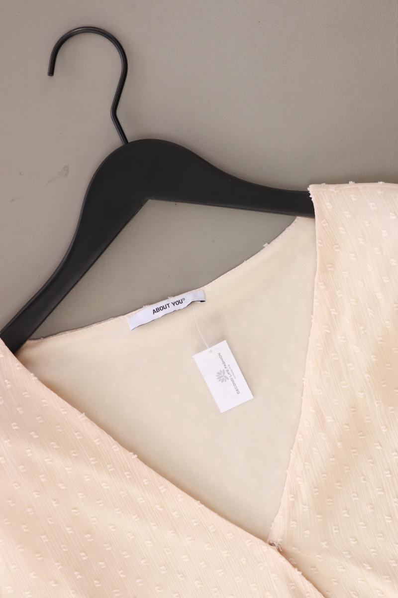 About You Langarmbluse Gr. L creme aus Polyester
