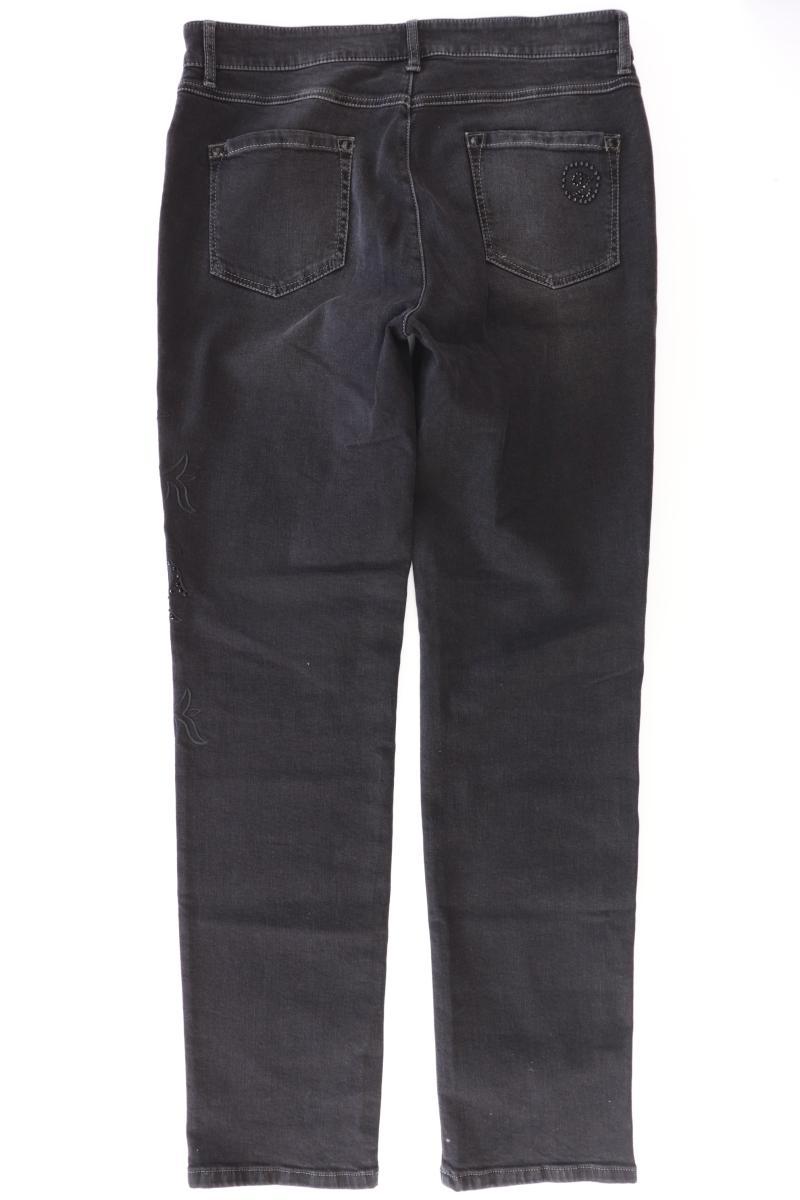 Zerres Straight Jeans Gr. 40 schwarz aus Baumwolle