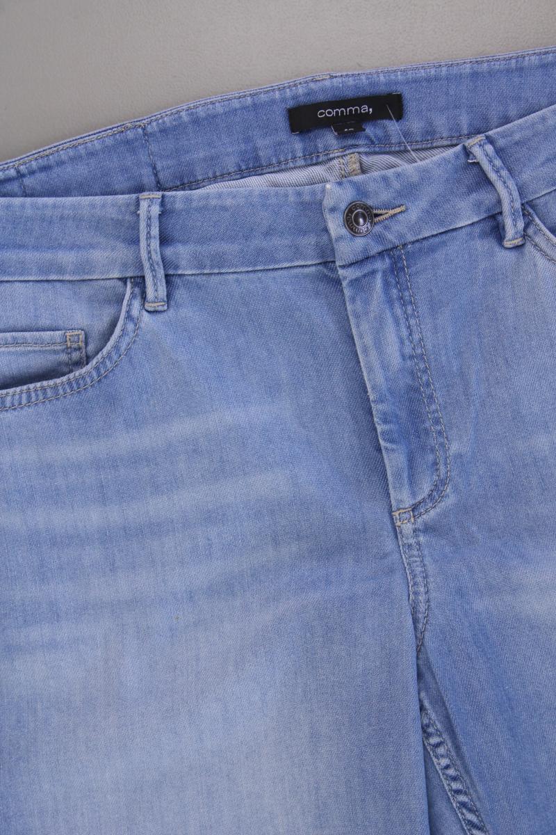 comma, Straight Jeans Gr. 40 blau aus Polyester
