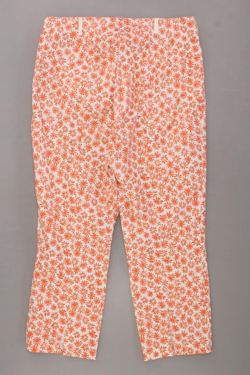 Stehmann 7/8 Hose Gr. 38 mit Blumenmuster orange