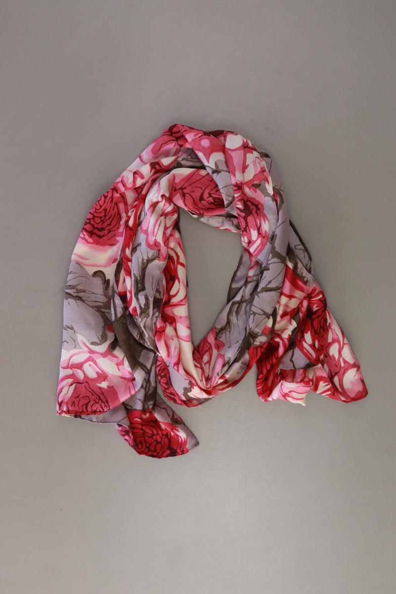 Tuch mit Blumenmuster pink aus Polyester