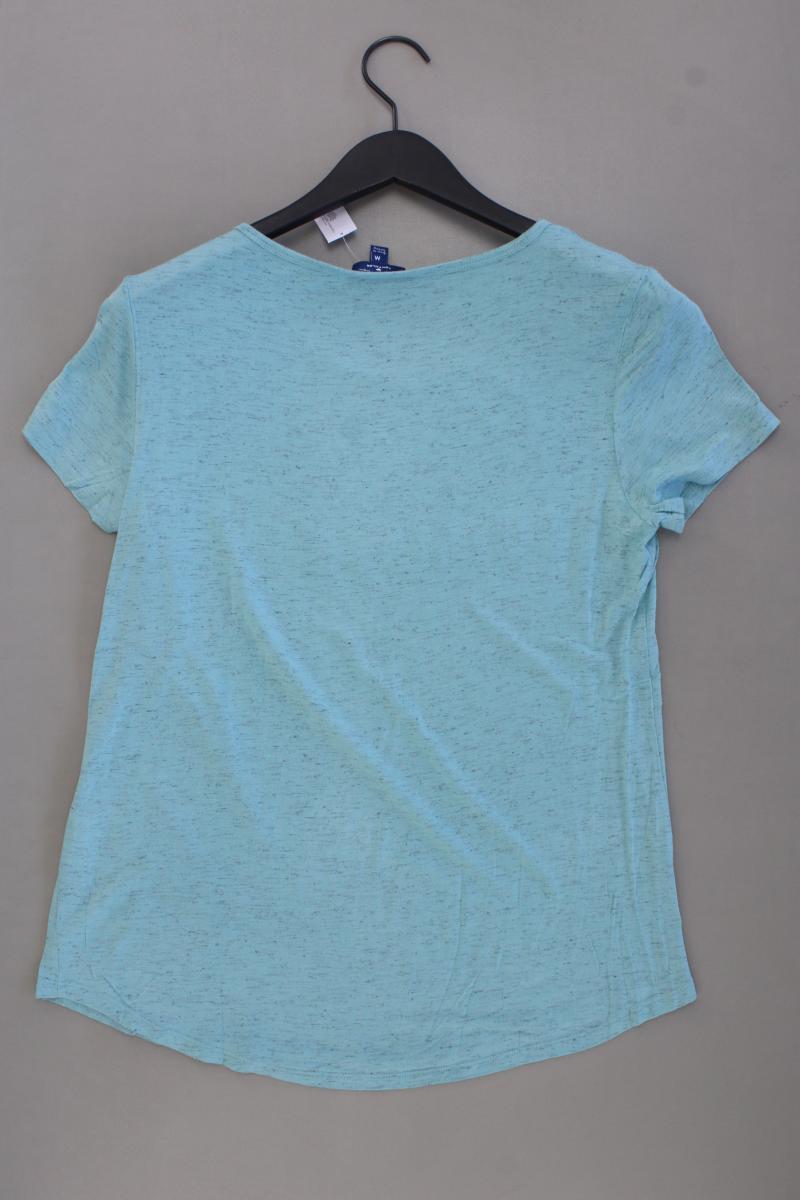 Tom Tailor Printshirt Gr. M Kurzarm türkis